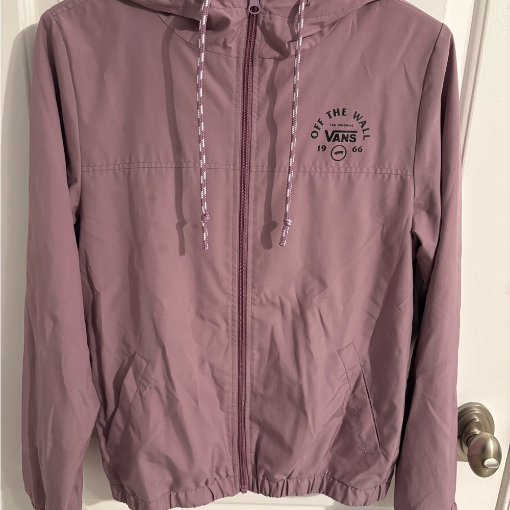 SOLD 😊Vans beautiful 🛹✨lavender violet women’s Hooded light Jacket